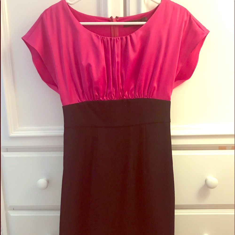 Pink and black pencil dress from The Limited